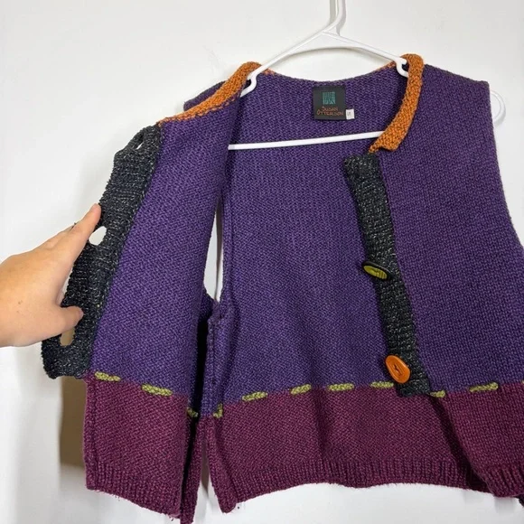 VTG Susan Otterson Knit Vest Size Small - Picture 3 of 10